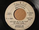 DONALD LEE RICHARDSON Soulville 1022 YOU GOT ME IN THE PALM OF YOUR HAND -Listen