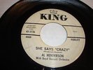 ROCKABILLY- AL HENDERSON- KING 45 RPM- SHE SAYS 