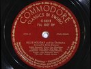 78 RPM -- Billie Holiday and her Orchestra, Commodore 553, EE+  Jazz