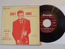 Zoot Sims SUPERB Rare Prestige EP 1306 45 jazz