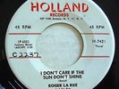 HOLLAND 7421 Roger La Rue orig Rockabilly 45 Mint Minus I Don't Care if the Sun