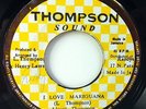 LINVAL THOMPSON I Love Mariguana / Collie 1978 Original Jamaica 7