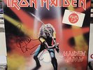 Iron Maiden Japan EP LP Heavy Power Metal Signed Autographed Autograph Paul D