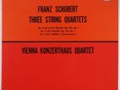 SCHUBERT: Three String Quartets WESTMINSTER Vienna Konzerthaus W-9041 lp NM