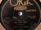 TEXAS ALEXANDER LONNIE JOHNSON EDDIE LANG OKEH 8673 BLUES JAZZ 78 RPM RECORD V+