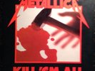 METALLICA Kill 'Em All MEGAFORCE photo lyric sleeve M- Kirk Hammett Signed?