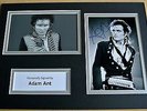 ADAM ANT SIGNED GENUINE AUTOGRAPH A4 PHOTO DISPLAY PRINCE CHARMING POP/ROCK  COA