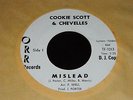 COOKIE SCOTT & CHEVELLES mislead PRINCE SHELL NORTHERN SOUL FUNK PROMO 45 HEAR