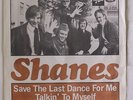 SHANES: Save The Last Dance For Me / Talkin' To Myself 45 (Sweden, PS) rare Roc