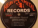 Witchfinder General: Death Penalty. Clear Vinyl.HMR LP 8.NWOBHM.Metal.Doom. Rare