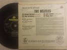 BEATLES EP WITH MAYBE TWO AUTOGRAPHS OF GEORGE HARRISON & JOHN LENNON.S AS SEEN.
