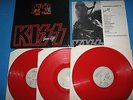 KISS 3LP BOX Face Lift Red Colored Vinyl Bruxelles Belgium 3547MIX