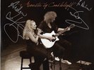 QUEEN : 2LP - KERRY ELLIS & BRIAN MAY - ACOUSTIC BY CANDLELIGHT - FULLY SIGNED