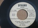 Rare Vintage Lee Moses Never In My Life/ If Loving You Is A Crime on Dynamo