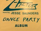 Signed Jesse Saunders Z Factor Pic/dance Party Ep