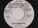 PAUL EVANS: Beat Generation / At My Party 45 (dj, faint tiny label spots) Oldie