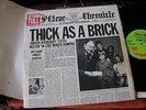 JETHRO TULL -   Thick As A Brick,   ORIGINAL 1972 UK 'NEWSPAPER' LP... NICE COPY