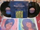 DIANA ROSS/SUPREMES GREATEST HITS ORG '67 2-LP SHRINK  W/POSTER SHEET NM
