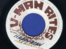 1132 ROMIE PICKETT AKA RONNIE DAVIS- HAPPY MAN-U MAN RITES REGGAE 45 7