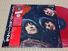 The Beatles RUBBER SOUL Japan RED WAX MONO RECORD with OBI 1986