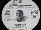 RARE PROMO 45 ROXY MUSIC Virginia Plain MONO / STEREO Reprise CLEAN Vinyl 7