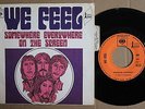WE FEEL SOMEWHERE EVERYWHERE Orig French Rock Psyche CBS 1969 Languette