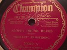 BUMBLE BEE SLIM CHAMPION 50029 BLUES 78 RPM RECORD V+/E-