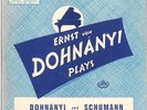 Ernest von Dohnanyi LP 'Plays Dohanayi and Schumann' Remington RLP-199-43