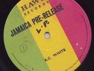 HAWK REGGAE LP K.C. WHITE JAMAICA PRE-RELEASE ex/ex+ ?
