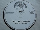 Barry Brown Unity Is Strenght (Double sider) Killer Roots 12inch Listen