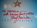 TONY SHERIDAN, Novus, SIGNED LP in Mint, MSP 250185, org. AUTOGRAPH, RARE LP
