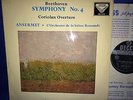 @SXL 2116 WBg ED1 *ANSERMET* BEETHOVEN: SYMPHONY NO.4 /CORIOLAN OVERTURE* OSR*
