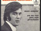 GERARD MANSET MON AMOUR / ON NE TUE PAS SON PROCHAIN RARE 45T SP BIEM 1969 ODEON