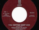 Crossover Soul 45 MARVIN HOLMES & JUSTICE You Better Keep Her/Kwami HEAR Great