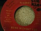 Rare Northern soul records Maurice Williams being without you