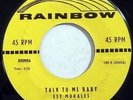 HEAR latin 45 ESY MORALES Talk To Me Baby RAINBOW 10045