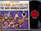 DAVE BRUBECK QUARTET Time Out/Take Five COLUMBIA CS 8192 orig 1A stereo 6-EYE LP