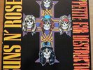 GUNS N ROSES Appetite For Destruction RARE Vinyl LP Vintage 1987 Geffen Records