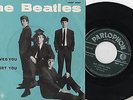BEATLES 7'' PS She Loves You ITALY VERY RARE DIFFERENT BACK Cover 45 QMSP 16347