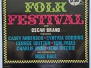 FOLK FESTIVAL Oscar Brand SEALED MONO LP Storage Find Charlie Byrd - 1962