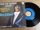 Ben Cramer Pour être vraiment sincère french version Eurovision Holland 1973 EXC