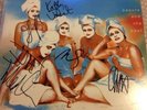 GO GO'S Beauty And The Beat Record New Autographed Belinda Carlisle Pink Vinyl