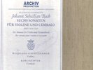 HANDEL 6 VIOLIN Sonatas / SCHNEIDERHAN / RICHTER  2LPs ARCHIV 2708 011  NM / NM-