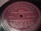 BLUES 78 BILLIE HOLIDAY commodore I COVER THE WATERFRONT/LOVER COME BACK TO ME