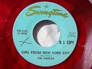 1967 TEXAS GARAGE--PANDAS--WALK / GIRL FROM NEW YORK CITY--SWINGTOWN 1001, PROMO