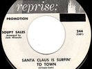 SANTA CLAUS IS SURFIN' TO TOWN - SOUPY SALES 45 w/ The Wrecking Crew - HEAR