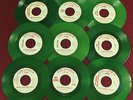 9 COLUMBIA PROMO CHRISTMAS 45s, on GREEN VINYL, For 1 BID - TORME, WILLIAMS Etc.