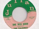 THE TALISMEN : She Was Good (Julian 105) Orig. NW Mod Garage Punk 45 HEAR