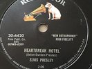 ELVIS PRESLEY  RCA-VICTOR 20-6420 78 CLASSIC HEARTBREAK HOTEL B/W I WAS THE ONE