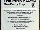 Pink Floyd on Tower   See Emily Play  US Picture Sleeve Promo 45   SUPERB